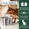 Pawvera · Fuente para gatos con sensor automático y filtro